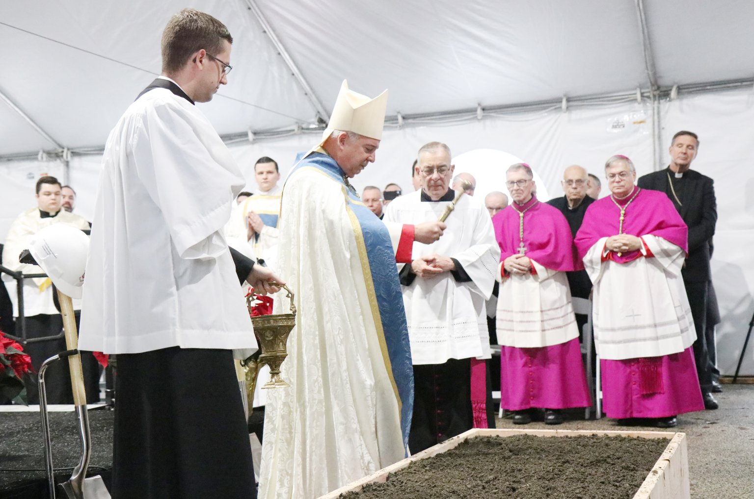 December 8, 2022 - Archbishop Nelson Pérez consecrated the ground.